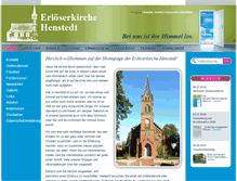 Tablet Screenshot of kirche-henstedt.de